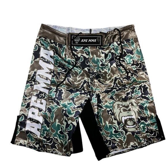 Men's Shorts  MMA Fight Kick Boxing Shorts UFC Cage Fighting Thai Boxing Sz 2XL - Picture 13 of 15